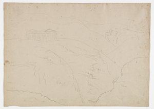 Tempio a Segesta, Sicilia, 1842